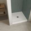 B3X 3636 Acrylic Alcove Shower Base with Center Drain in White