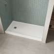 B3X 6032 Acrylic Alcove Shower Base with Anti-slip Bottom with Left-Hand Drain in White