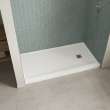 B3X 6032 Acrylic Alcove Shower Base with Anti-slip Bottom with Right-Hand Drain in White