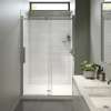 B3X 4836 Acrylic Alcove Shower Base with Anti-slip Bottom with Center Drain in White