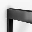 Aura 43-47 x 71 in. 6 mm Bypass Shower Door for Alcove Installation with Clear glass in Matte Black