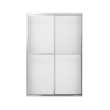 42 to 47.5in x 68in Framed Slider Alcove Shower Door with Raindrop Glass, in Chrome