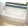 60in x 30in x 17in Rectangular Alcove Acrylic Soaking Bathtub with Right-Hand Drain, in White
