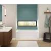 60in x 36in x 18in Rectangular Alcove Acrylic Soaking Bathtub with Right-Hand Drain, in White