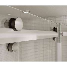 138997-900-000 - MAAX Halo 56.5 to 59in x 78.75in Clear Frameless Alcove Shower Door