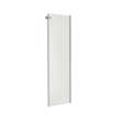 28.75 to 29.875in x 78.75in Maax Halo Clear Glass Frameless Return Panel for 32in Base, in Brushed Nickel