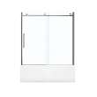 139398-900-000 - MAAX Halo 56.5 to 59in x 59in Clear Frameless Tub Door