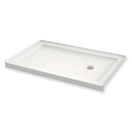 410005-R-501-001 - MAAX B3Round 60in x 32in Rectangular Acrylic Shower Base with Right-Hand Drain