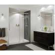 60in x 32in Rectangular Acrylic Shower Base with Square Right Hand Drain, in White