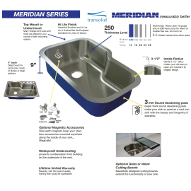 33-in x 22 1/64-in x 9-in Offset Super Single Basin Drop-in Stainless Steel Kitchen Sink