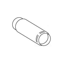 13774 Wall Tube in Chrome