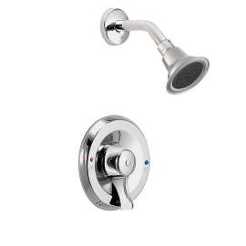 M-DURA 8375 Posi-Temp Pressure Balanced Shower Trim with Shower Head in Chrome
