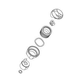 Chateau 101310 Handle Kit in Chrome