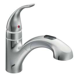 Integra 67315C Single Handle Pullout Kitchen Faucet in Chrome