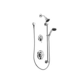 Shower System with 2.5 GPM Single Function Shower Head in Chrome