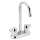 Double Handle Bar Faucet in Chrome