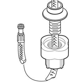 Hose Guide in Brushed Platinum