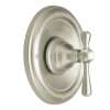 Single Handle Moentrol Pressure Balanced with Volume Control Moentrol Valve Trim (Less Valve) in Brushed Nickel