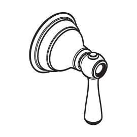 114346WR Kingsley Handle Hub Kit in Wrought Iron