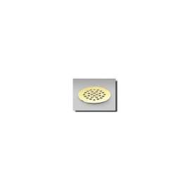 4-1/4in Round Shower Drain Cover with Snap-in Installation in Brushed Nickel
