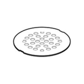 4-1/4in Round Shower Drain Cover with Screw Installation in Brushed Nickel