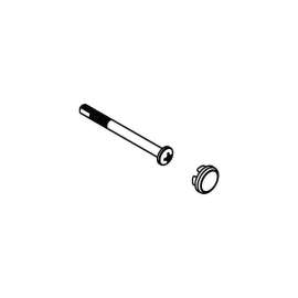 Kingsley 114343BN Handle Cap and Screw in Brushed Nickel