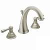 Kingsley T6125BN Double Handle Widespread Bathroom Faucet in Brushed Nickel