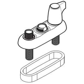 100625 Escutcheon in Chrome