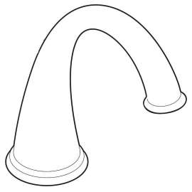 Kingsley 116664BN Spout Kit in Brushed Nickel