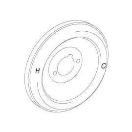 Monticello 97491ORB Escutcheon in Oil Rubbed Bronze