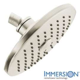 Rainshower Shower Head with 1/2in Connection in Brushed Nickel