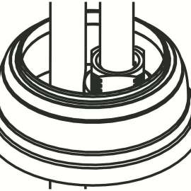 118882ORB Escutcheon in Oil Rubbed Bronze