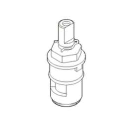 Plastic Shell Ceramic Disc Cartridge for Double Handle Faucet - Hot Side