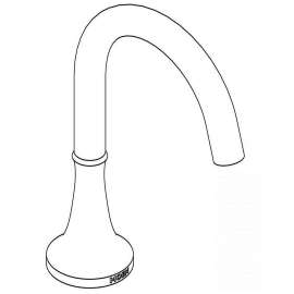 128879BN Spout Kit in Brushed Nickel