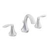 Eva T6420 Double Handle Widespread Bathroom Faucet in Chrome