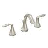 Eva T6420BN Double Handle Widespread Bathroom Faucet in Brushed Nickel