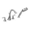 Eva T944 Deck Mounted Tub Filler with Hand Shower in Chrome