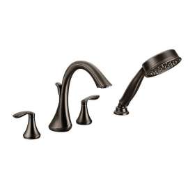 Eva T944ORB Deck Mounted Tub Filler with Hand Shower in Oil Rubbed Bronze