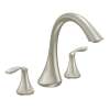 Eva T943BN Deck Mounted Tub Filler in Brushed Nickel