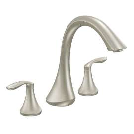 Eva T943BN Deck Mounted Tub Filler in Brushed Nickel