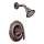 Eva T2132ORB Posi-Temp Pressure Balanced Shower Trim with Shower Head in Oil Rubbed Bronze