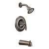 Eva T2133ORB Bath and Shower Faucet with Posi-Temp Pressure Balanced Trim in Oil Rubbed Bronze