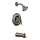 Eva T2133ORB Bath and Shower Faucet with Posi-Temp Pressure Balanced Trim in Oil Rubbed Bronze