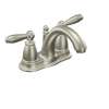 Brantford 6610BN Double Handle Centerset Bathroom Faucet in Brushed Nickel