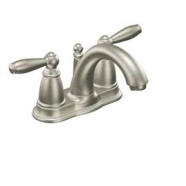 Brantford 6610BN Double Handle Centerset Bathroom Faucet in Brushed Nickel