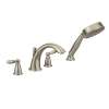 Brantford T924BN Deck Mounted Tub Filler with Hand Shower in Brushed Nickel