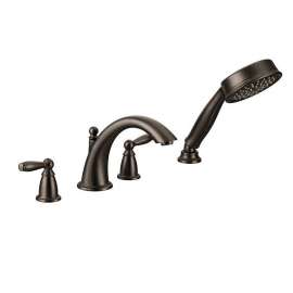 Brantford T924ORB Deck Mounted Tub Filler with Hand Shower in Oil Rubbed Bronze