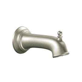 Brantford 3857BN 7-1/4in Tub Spout with 1/2in Slip Fit Connection (With Diverter) in Brushed Nickel
