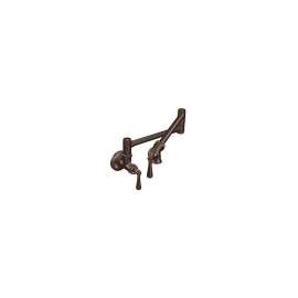 Wall Mounted Pot Filler Kitchen Faucet in Oil Rubbed Bronze