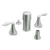 Double Handle Bidet Faucet in Chrome